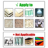 M14 10mm Brazed Diamond Dry Drill Core Bit Tile Porcelain Marble Granite Pack 3
