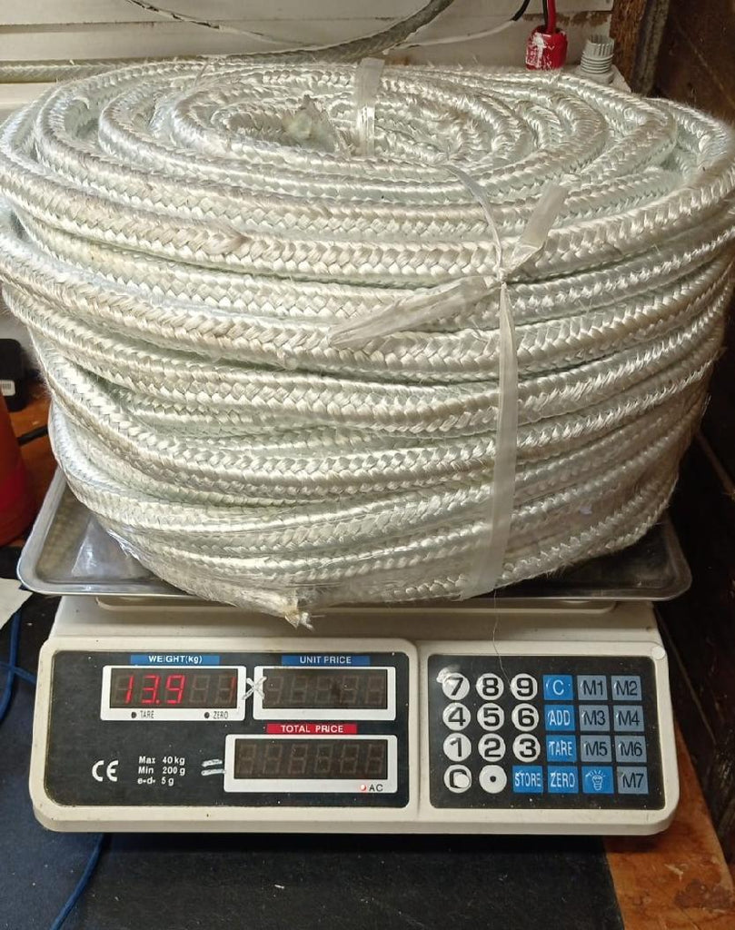 Fire Rope 15mm Square Profile Stove Rope Door Seal Bulk Buy 14kg (appr ...