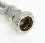 Braided Stainless Steel Flexible Flex Hose 1.1/4" - 28mm x 750mm