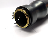 Exhaust Muffler Out Turn Chopper for Custom Bike Cafe Racer black