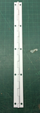 Continuous  Hinge  - white steel - 430mm long x 35mm wide ( open )