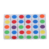 Color Dice Toy 10Pcs 16mm Colorful Dot Dice  Kids Six Sided Dice Trivial Pursuit