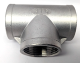 EQUAL TEE Connector 316 Stainless Steel 1.1/4" BSP Female Thread Pipe Fittings