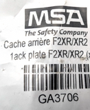 Rear Plate XR2 Fire / Rescue Helmet - MSA GA3706