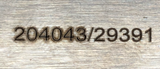 Packaging Machine Cutting Blade serrated - Blade No 204043 / 29391 -  5 pk