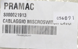 PRAMAC TILLER WORK POSITION MICROSWITCH HARNESS CX12 - S000021913
