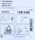 De Dietrich s101566 Electrode s101675 MCA Calenta Set Service set C