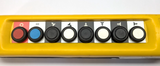 SCHNEIDER 8 PUSHBUTTON STATION - XAC-A09 - XACA881H29