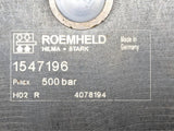 Double Acting Block Cylinder - piston Ø 63mm stroke 100mm - max 500 bar Roemheld