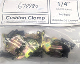 CUSHION CLAMP 1/4"  - PACK OF 10