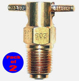 CURTIS VALVE CCA1550 1 / 8 ” NPT BRASS VALVE ** Pack of 2