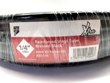 Reinforced Vinyl 30m hose Braided black 1/4" 6mm ID- 10mm OD inc VAT