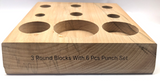 Steel Doming Punch and Die Set  -6 Dapping Punches - 3 Double-Sided Dies