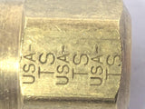 BR 1479-04-02 - 1/4'' DOT Compression Tube X 1/8'' Male Pipe ( .405''-27 ) 45