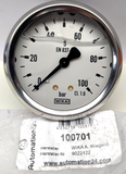 Liquid Filled Gauge - Stainless Steel - NS 50 ( 2" ) 63 ( 2 ½" )  100 ( 4" )WIKA
