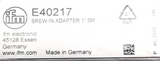 Mounting Adapter 41mm -  ifm electronic E40217 Adapter - Use with Flow Sensor