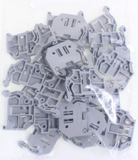 Wago 249-116 Screwless End Stop 6mm for DIN-Rail 60510362 ** Pack of 25 **