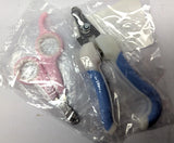 DOG  WELLBEING KIT - Nail trimmer - finger tooth brush - secure straps