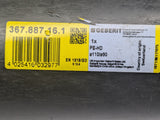 HDPE Straight Connector - Ring Seal Socket - Geberit 367.887.16.1
