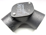 Cast Iron Short Radius Bend with Side Access 100mm  x  87.5°