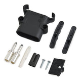80A Black Electric Plug Power Connector Forklift Battery Connector Pair