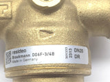 Pressure Reducing Valve - Bronze - Resideo Braukmann D06F - 3 / 4B