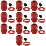 Cable Gland Red M20 Sprint + RDE Clamping Range 4-14mm Wiska*  Pack of 10 *