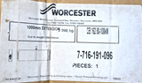 1000mm Extension Flue Kit - Worcester 7716191083 - white