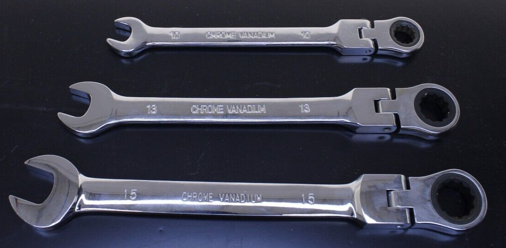 Ring Rang Racketini Flexible Ratchet Wrench Spanner Gear Ring Ratcheting Metric Flex Head ...