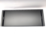Rack Merchandising Tray - black metal - 535 mm  x 214 mm  x 30 mm  - 4 pack