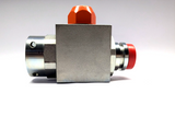 Standard Staple Ball Valve -male fixed Female - ASAV31F-24 - Manuli Hydrolics