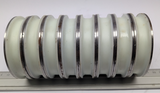 Steel Door Hanger Roller  Nylon Tyre (Curved ) 86mm OD x 20mm ID - 17mm ID Nylon