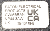 Eaton Fulleon FB/024/R Electronic Solenoid Bell 24V DC - Red