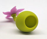 HAAKAA Breast Pump  Silicone Flower Stopper - Green / Purple - BNIB (pack of 5 )