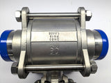 Full Bore Ball Valve PTFE Seat 316L 3" - STAINLESS STEEL