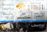 Compression Reducing Coupling - 28 x 22mm - Lawton - WRAS