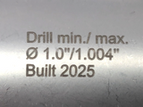 Self locking lifting pin - 1" to 1.004" - Stainless steel - Push-button release