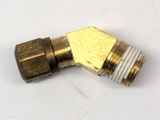 BR 1479-04-02 - 1/4'' DOT Compression Tube X 1/8'' Male Pipe ( .405''-27 ) 45