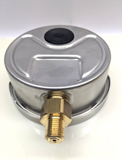 Nuova Fima 100mm Pressure Gauge 0-700 Bar 0-10000 PSI 1/2" BSP Stainless