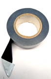 80 Micron White on Black Low Tack Protection Tape 70MM X 100M