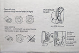 Katrin 77472 System Toilet Roll Dispenser Black Commercial Washroom