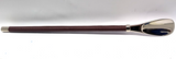 Ferragamo Shoe Horn - RARE ITEM - NEW - Silver coloured with Brown shaft