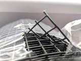 WELDED WIRE MESH  COATED - 25M X 20.5CM - MESH 1CM X 1CM - 100 PINS AND DISCS