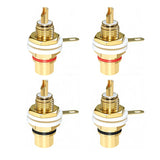 4/8/20PCS RCA Female Socket Connector Chassis Panel Mount Adapter Audio Terminal Plug 3.5mm Plug AV Plug