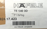 Concealed hinge system - Simonswerk Tectus TE640 3D black  - 2 pack