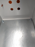 METAL SCREW DOWN ELECTRIC ENCLOSURE 760MM X 280MM X 210MM WITH HOLES BOTH ENDS