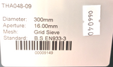 THEKAMAT Lab Equipment square test grid sieve - 16 MM GRID - 300mm