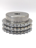 08B-3 triplex roller chain sprocket with 25 teeth - 80mm boss - 08B3B25