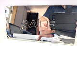 RETAIL SHELF SALE SIGN - POLISHED STAINLESS STEEL - 17 X 8 X 3cm - soft base X 4