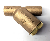 Bronze Wye Strainer with 60 Mesh Screen - Apollo Valves 59LF304B1  3/4 Inch Size